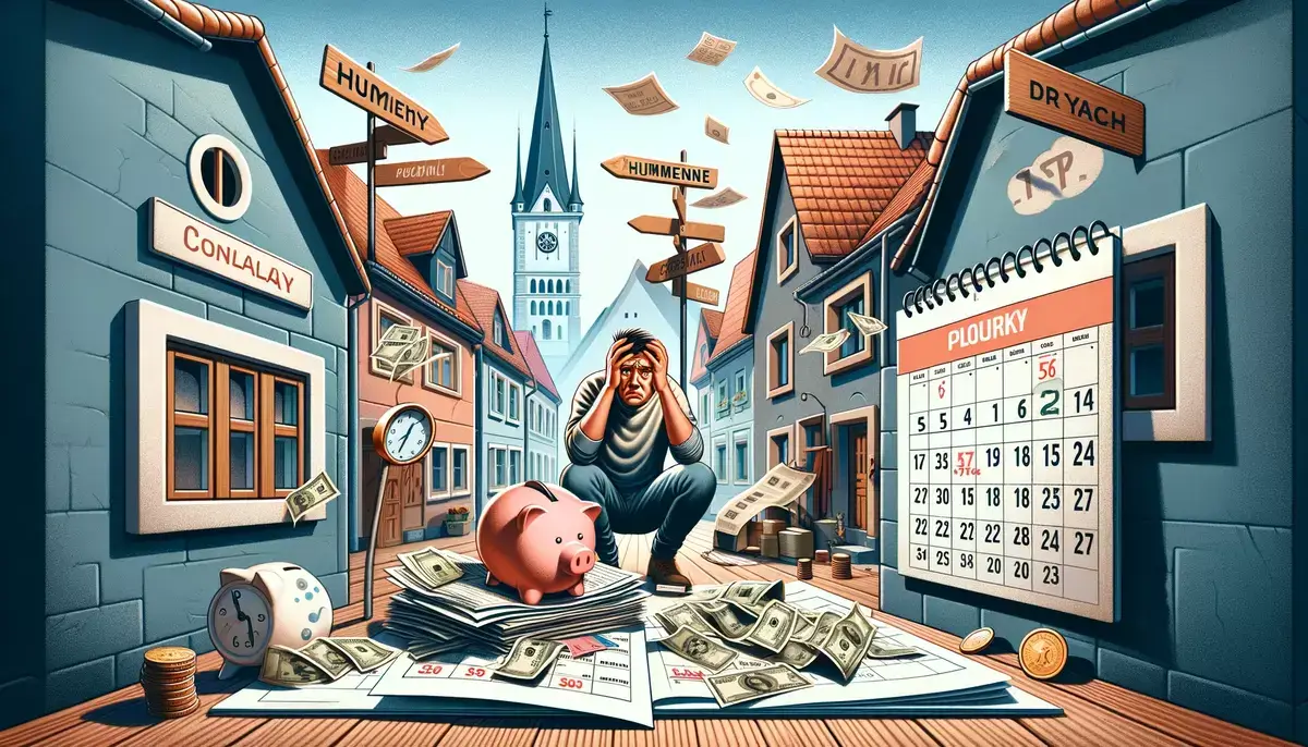 Metaforické znázornenie finančných chýb