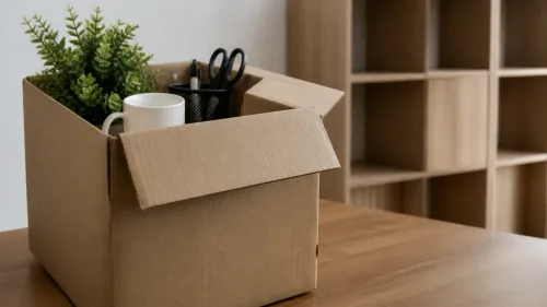 Odstupné pri výpovedi - výplatná páska a kalkulačka na stole