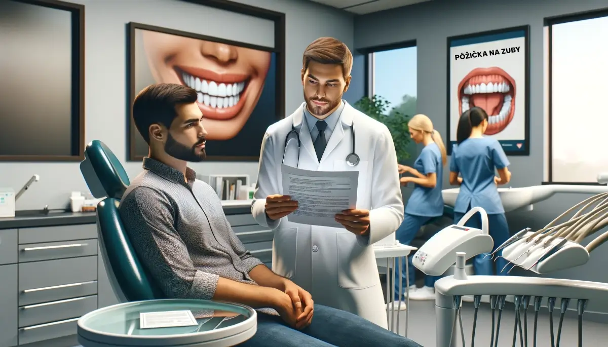 Pôžička na zuby u zubára a dentálna starostlivosť